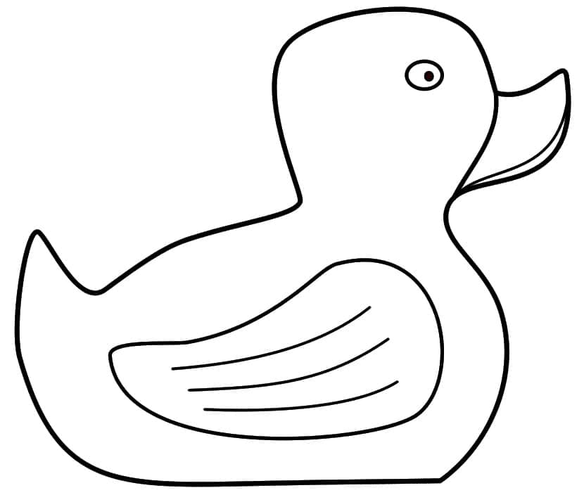Top 30 Printable Rubber Duck Coloring Pages