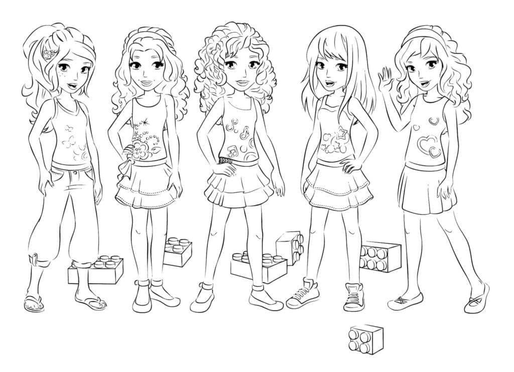 Top 46 Printable Lego Friends Coloring Pages