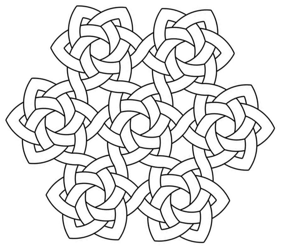 Top 78 Printable Celtic Knot Coloring Pages