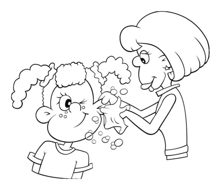 Top 39 Printable Hygiene Coloring Pages