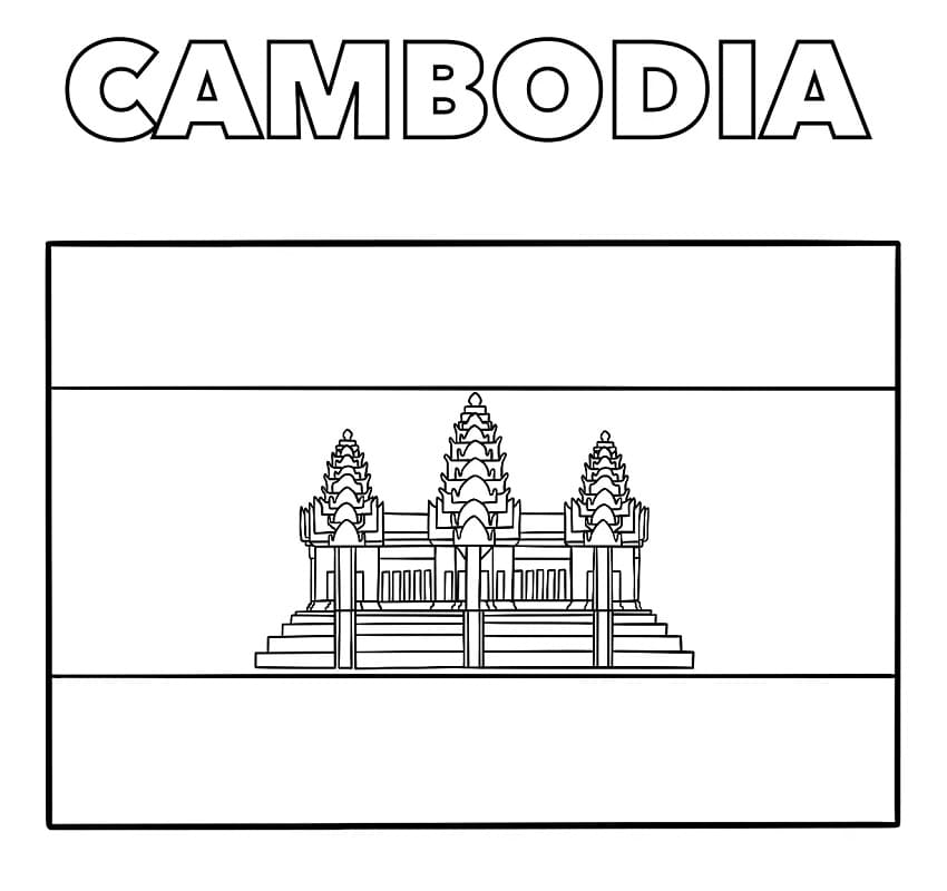 Top 11 Printable Cambodia Coloring Pages