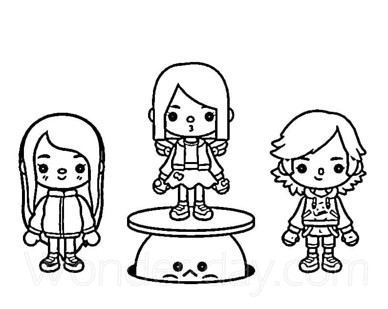 Top 32 Printable Toca Boca Coloring Pages