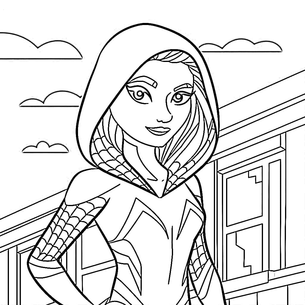 Top 23 Printable Ghost Spider Coloring Pages