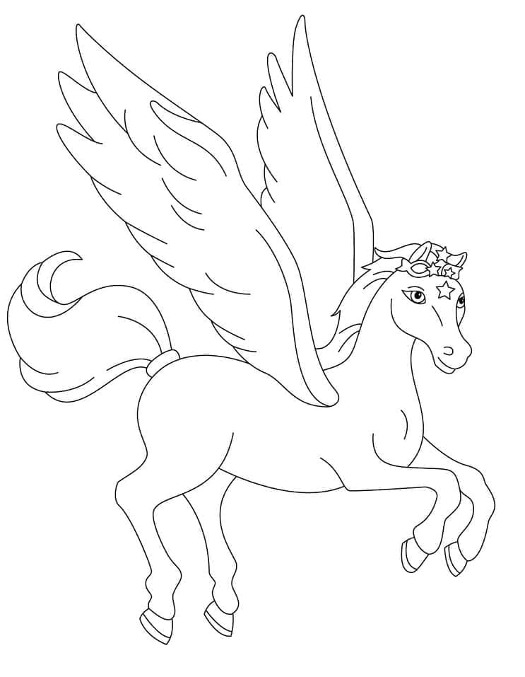 Top 40 Printable Pegasus Coloring Pages