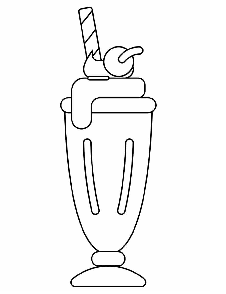 Top 40 Printable Milkshake Coloring Pages