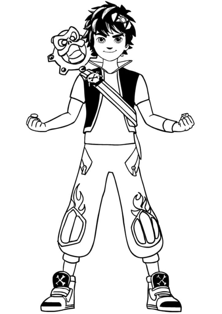 Top 25 Printable Zak Storm Coloring Pages