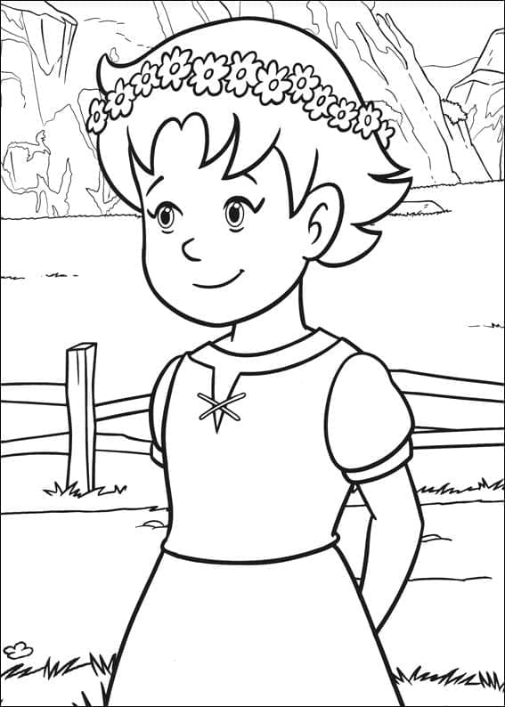 Top 32 Printable Heidi Coloring Pages