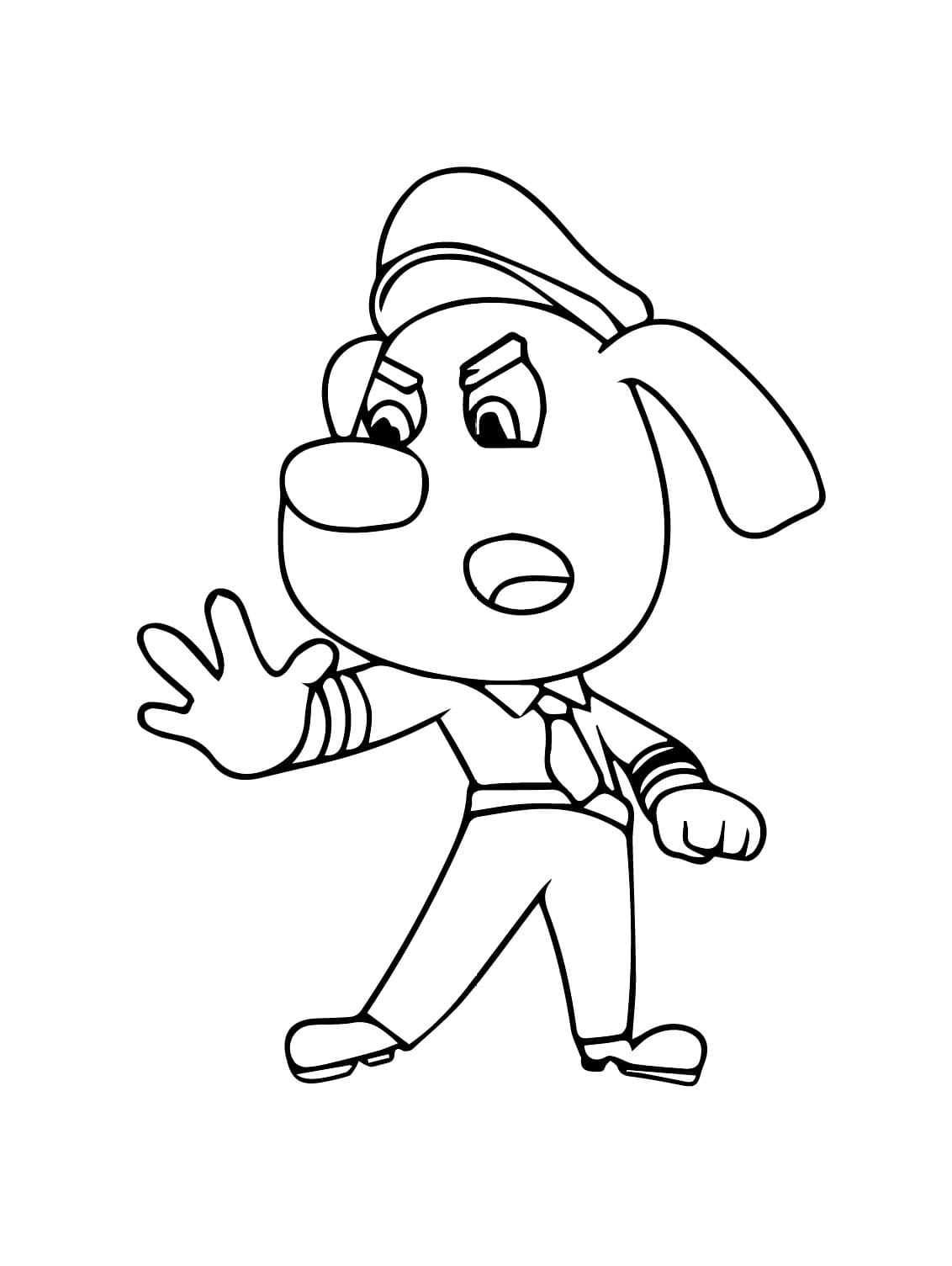 Top 18 Printable Sheriff Labrador Coloring Pages