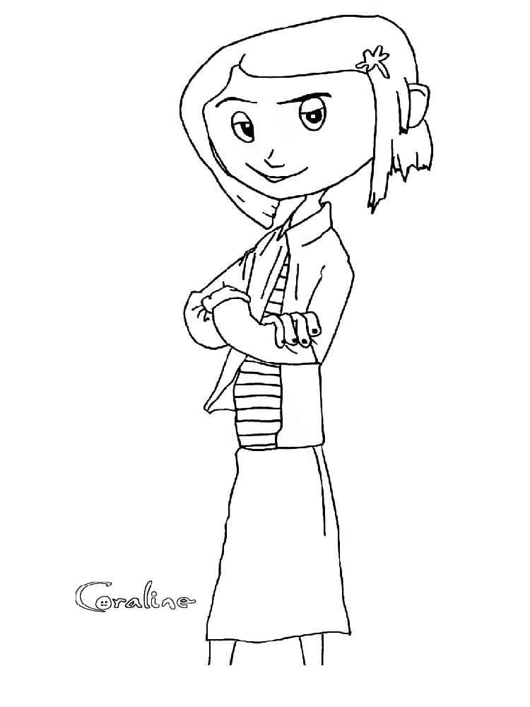 Top 22 Printable Coraline Coloring Pages